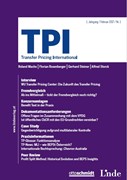 Cover TPI - Transfer Pricing International