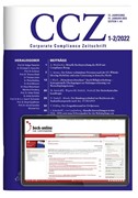 Cover CCZ • Corporate Compliance Zeitschrift