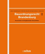 Cover Bauordnungsrecht Brandenburg - ohne Aktualisierungsservice