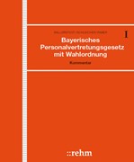 Cover Bayerisches Personalvertretungsgesetz mit Wahlordnung - ohne Aktualisierungsservice