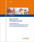 Cover Bayerisches Disziplinarrecht - ohne Aktualisierungsservice