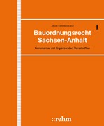 Cover Bauordnungsrecht Sachsen-Anhalt - ohne Aktualisierungsservice