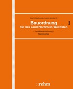 Cover Bauordnung für das Land Nordrhein-Westfalen - Landesbauordnung - ohne Aktualisierungsservice