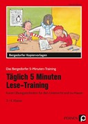 Cover Täglich 5 Minuten Lese-Training - 3./4. Klasse