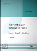 Cover Erbrecht in der notariellen Praxis inklusive Musterdownload
