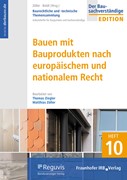Cover Bauen mit Bauprodukten nach europäischem und nationalem Recht