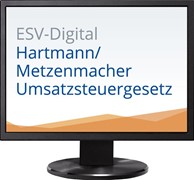 Cover ESV-Digital Hartmann/Metzenmacher Umsatzsteuergesetz - Jahresabonnement bei Kombibezug Print und Datenbank