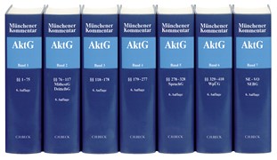 Cover Münchener Kommentar zum Aktiengesetz: AktG