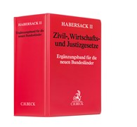 Cover Zivil-, Wirtschafts- und Justizgesetze für die neuen Bundesländer Hauptordner 45 mm • 1 Ersatzordner (leer)