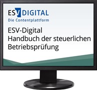 Cover ESV-Digital Handbuch der steuerlichen Betriebsprüfung - Jahresabonnement bei Kombibezug Print und Datenbank