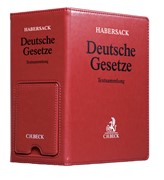 Cover Deutsche Gesetze Premium-Ordner 100 mm in Lederoptik mit integrierter Buchstütze • 1 Ersatzordner (leer)
