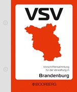 Cover Vorschriftensammlung für die Verwaltung in Brandenburg – VSV