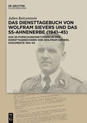 Cover Das Diensttagebuch von Wolfram Sievers und das SS-Ahnenerbe (1941-45)