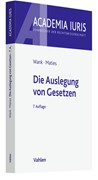 Cover Die Auslegung von Gesetzen