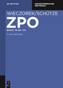 Cover Zivilprozessordnung und Nebengesetze / §§ 592-723