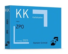 Cover Karteikarten ZPO