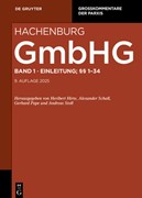 Cover Max Hachenburg: Gesetz betreffend die Gesellschaften mit beschränkter Haftung (GmbHG) / Einleitung; §§ 1-34