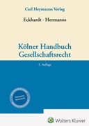 Cover Kölner Handbuch Gesellschaftsrecht