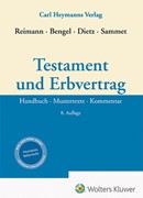 Cover Testament und Erbvertrag