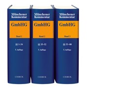 Cover Münchener Kommentar zum Gesetz betreffend die Gesellschaften mit beschränkter Haftung: GmbHG