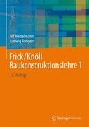 Cover Frick/Knöll Baukonstruktionslehre 1