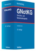 Cover Gerichts- und Notarkostengesetz: GNotKG