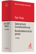 Cover Datenschutz-Grundverordnung Bundesdatenschutzgesetz: DS-GVO BDSG