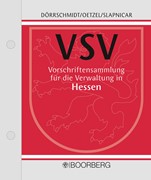Cover Vorschriftensammlung für die Verwaltung in Hessen (VSV)