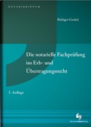 Cover Die notarielle Fachprüfung im Erb- und Übertragungsrecht