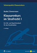 Cover Klausurenkurs im Strafrecht I