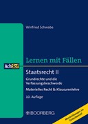 Cover Lernen mit Fällen: Staatsrecht II
