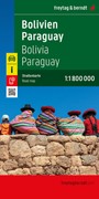 Cover Bolivien - Paraguay, Straßenkarte 1:1.800.000, freytag & berndt
