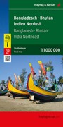 Cover Bangladesch - Bhutan - Indien Nordost, Straßenkarte 1:1.000.000, freytag & berndt