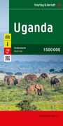 Cover Uganda, Straßenkarte 1:500.000, freytag & berndt