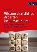 Cover Wissenschaftliches Arbeiten im Jurastudium