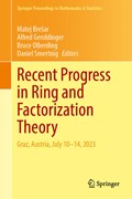 Cover Recent Progress in Ring and Factorization Theory