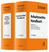 Cover Arbeitsrechts-Handbuch (21. Auflage) und Arbeitsrechtliches Formular- und Verfahrenshandbuch (16. Auflage) • Set