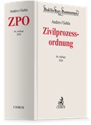 Cover Zivilprozessordnung: ZPO