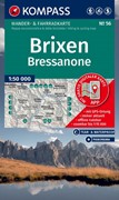 Cover KOMPASS Wanderkarte 56 Brixen / Bressanone 1:50.000