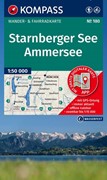 Cover KOMPASS Wanderkarte 180 Starnberger See, Ammersee 1:50.000