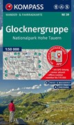 Cover KOMPASS Wanderkarte 39 Glocknergruppe, Nationalpark Hohe Tauern 1:50.000