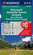 Cover KOMPASS Wanderkarte 070 Naturpark Adamello-Brenta Geopark / Parco Naturale Adamello-Brenta Geopark 1:40.000