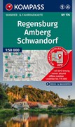Cover KOMPASS Wanderkarte 176 Regensburg, Amberg, Schwandorf 1:50.000
