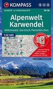 Cover KOMPASS Wanderkarte 6 Alpenwelt Karwendel Mittenwald, Garmisch-Partenkirchen 1:50.000