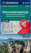 Cover KOMPASS Wanderkarte 761 Elbsandsteingebirge, Nationalpark Sächsische Schweiz, Nationalpark Böhmische Schweiz 1:25.000