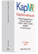 Cover Kapitalmarktrecht: KapMR