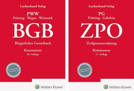 Cover Bundle BGB Kommentar 20. Auflage und ZPO Kommentar 17. Auflage