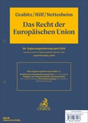 Cover Das Recht der Europäischen Union: EUV/AEUV: 88. Ergänzungslieferung