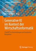 Cover Generative KI im Kontext der Wirtschaftsinformatik