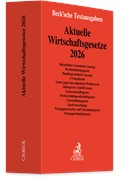 Cover Aktuelle Wirtschaftsgesetze 2026